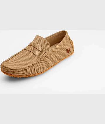 Neemans Knit Loafers Tan Men's Penny Shoes