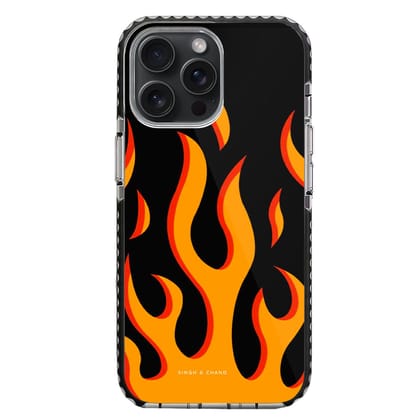 Yellow Flame Pinterest iPhone 15 Pro Max Stride Phone Case-Stride