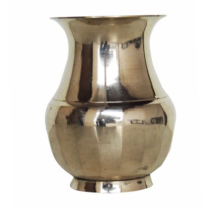 Pure Brass Lota Amkhora No. 7 , 900 ML (ZMAS505 G)