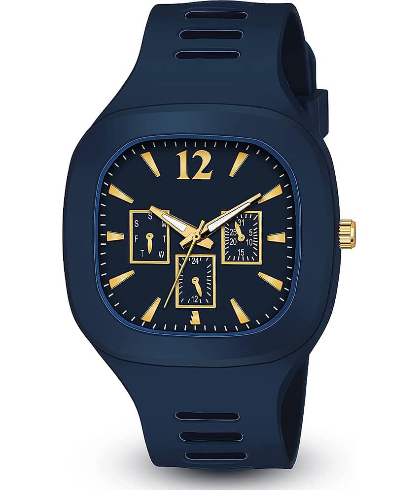 DECLASSE - Blue PU Analog Men's Watch