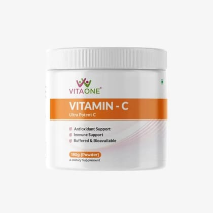 VitaOne Vitamin C Powder for Immunity and Skin Health