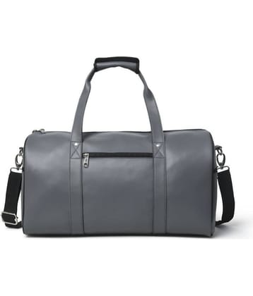 MATRICE - Grey Artificial Leather Duffle Bag