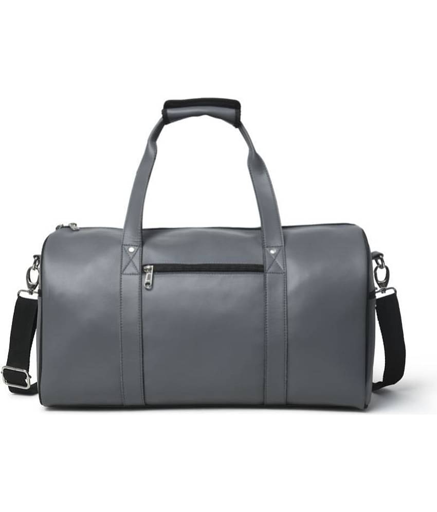 MATRICE - Grey Artificial Leather Duffle Bag