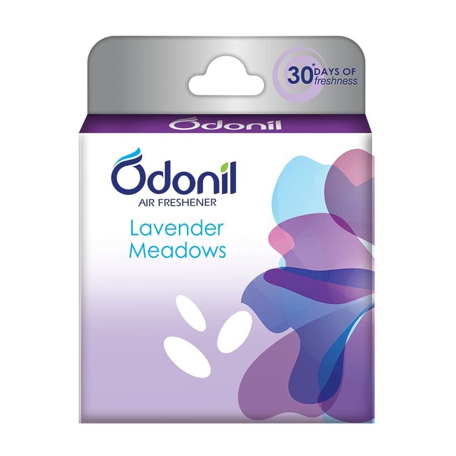 Odonil Bathroom Air Freshener Blocks, Lavender Meadow - 48Gm