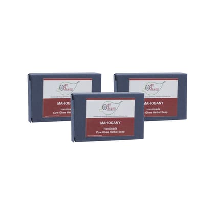 Artnweavess Mahogany Cow Ghee Herbal Soap, 100 gm - Pack of 3