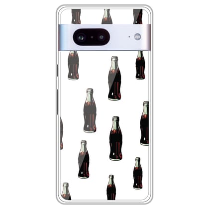 Soft Drinks - Clear Printed Silicone Case For Google Models-Google Pixel 4A