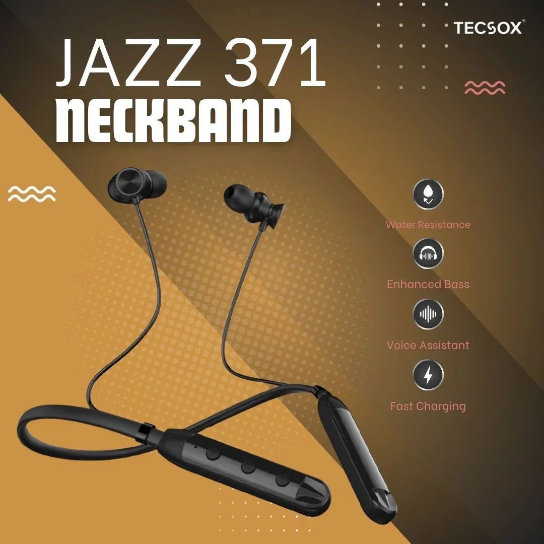 Buy Jazz 371 Bluetooth Neckband | Powerful Audio + High Bass