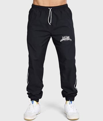 Fuaark Charcoal Polyester Men's Sports Joggers ( Pack of 1 )