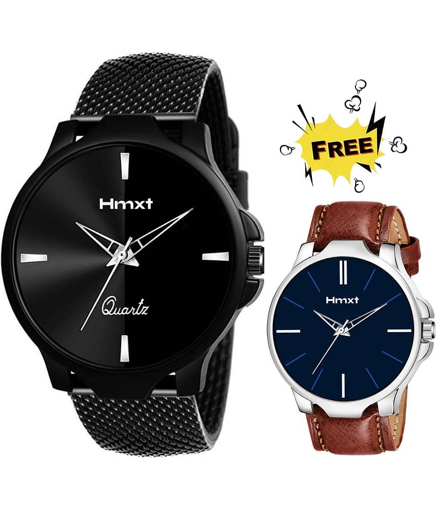HMXT Analog Watch Watches Combo For Men and Boys ( Pack of 2 )