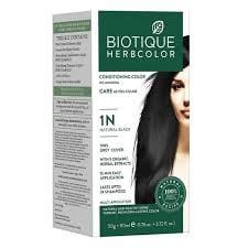 BIOTIQUE HERBCOLOR 1N NATURAL BLACK 50G+110ML