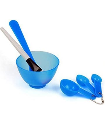 FOK 4 in 1 DIY Facial Mask Mixing Bowl Brush Spoon Stick Set 1