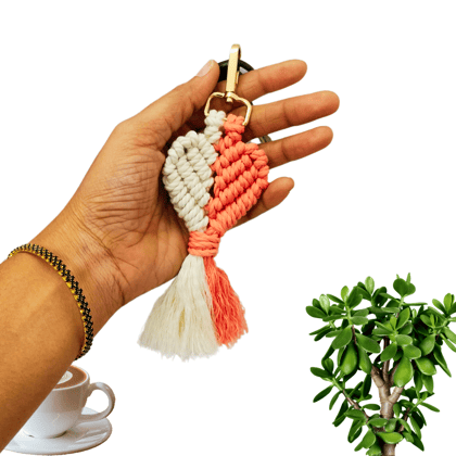 Tailored Knots Heart Keychain HKC19