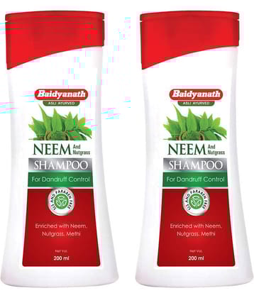 Baidyanath Neem And Nutgrass Shampoo Liquid 200 Ml Pack of 2