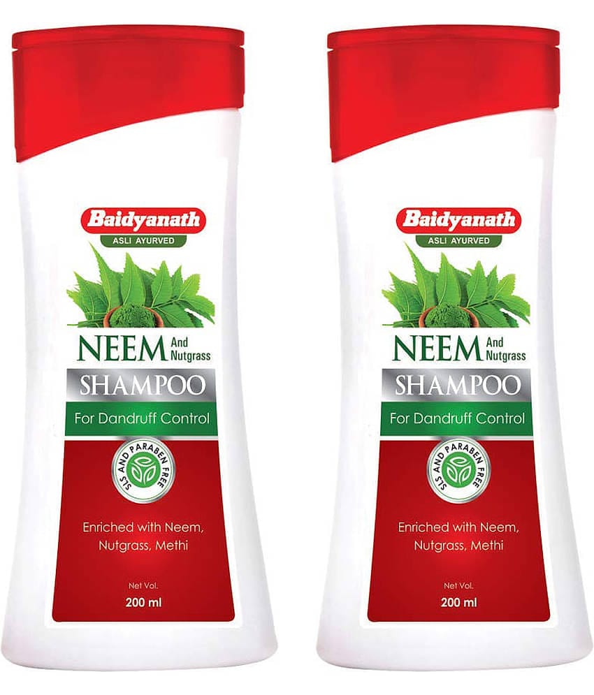 Baidyanath Neem And Nutgrass Shampoo Liquid 200 Ml Pack of 2