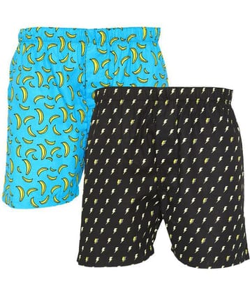 XYXX Pack of 2 Cotton Boxers For Men's ( Multi )