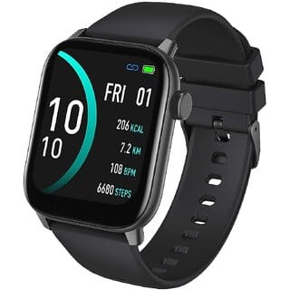 GIONEE STYLFIT GSW5 Pro Smartwatch with 1.69 (4.29 cm) Full Touch Display,SpO2  24/7 Heart Rate Monitoring_520clone.