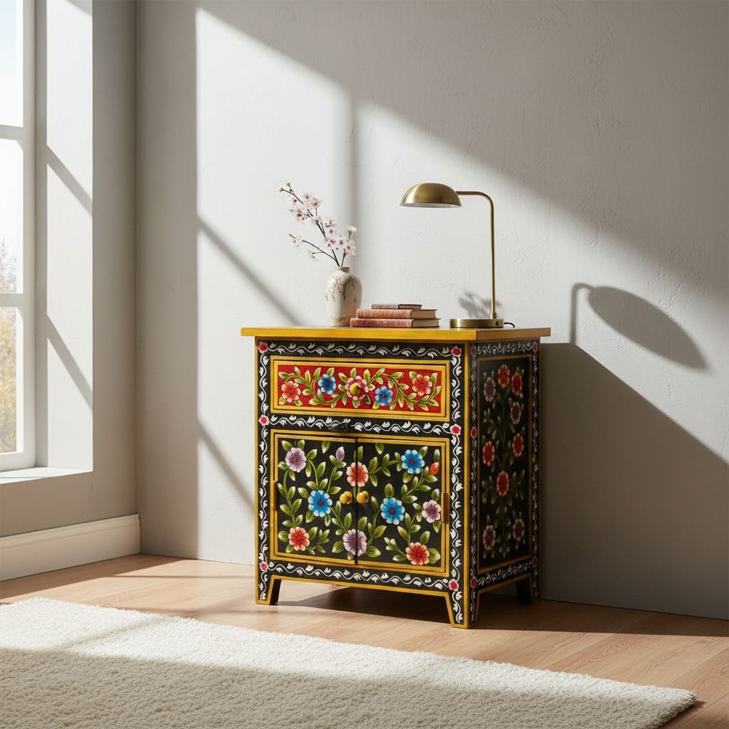 Handicraft Painted Modern Sideboard