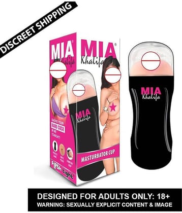 KAMAHOUSE MIA KHALIFA MALE POCKET PUSSY MASTURBATOR CUP WITH FREE LUBE-U.S.A