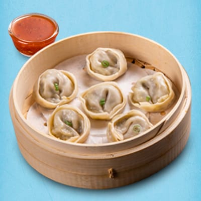 Classic Veg Momo With Momo Chutney (Choose Steamed/ Fried)