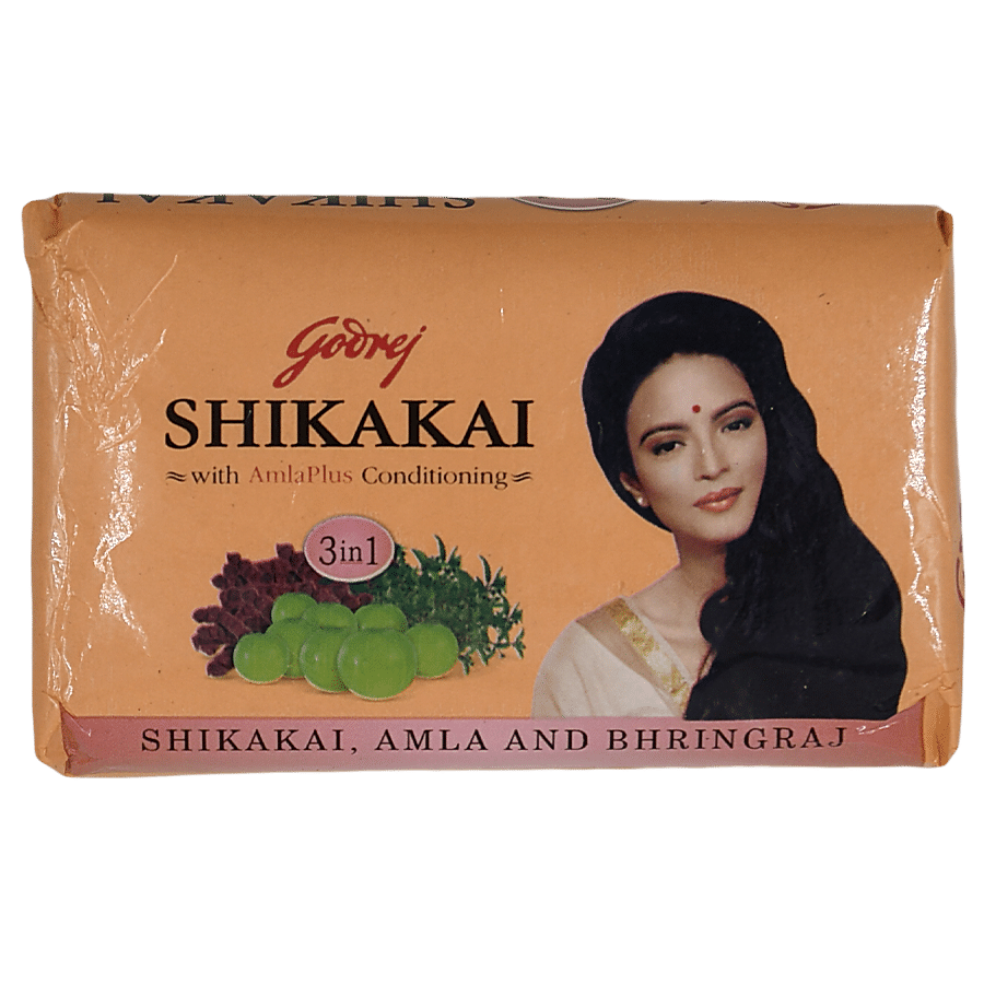 Godrej Shikakai - Amla And Bhringraj, 75 G