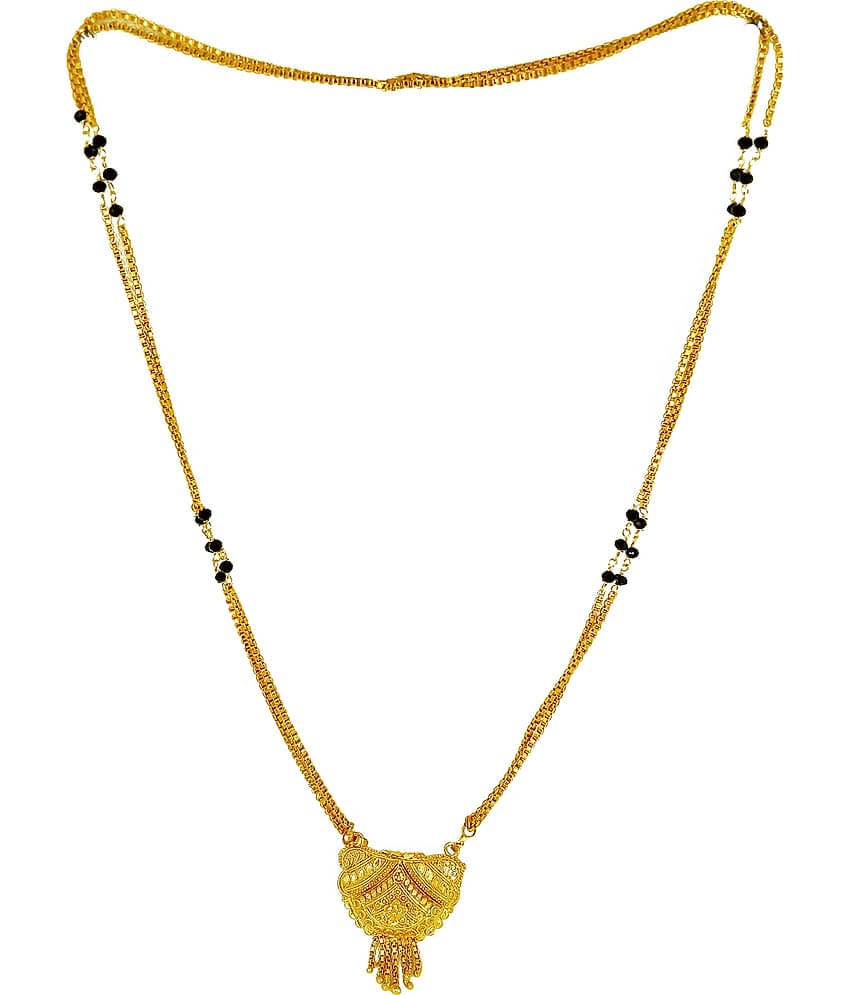 JIPPA Golden Mangalsutra ( Pack of 1 )