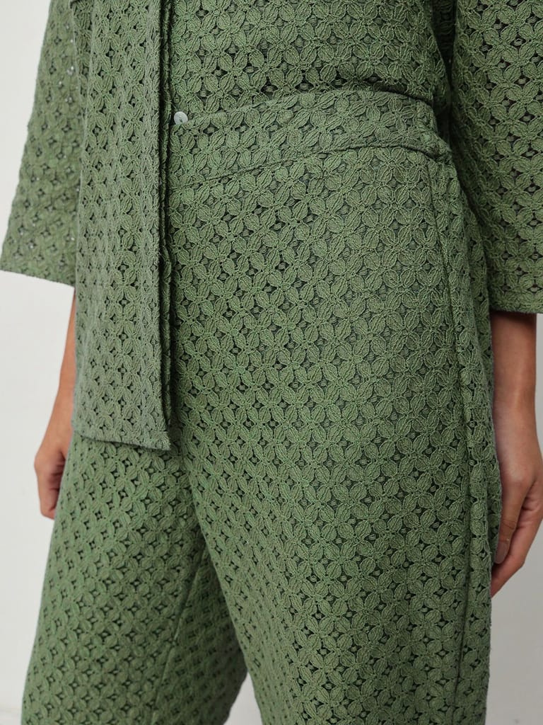 Schiffli Co-ord Set