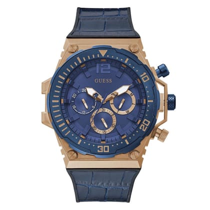 Guess Men 48 mm Blue Dial Analog Watch- GW0326G1-Blue