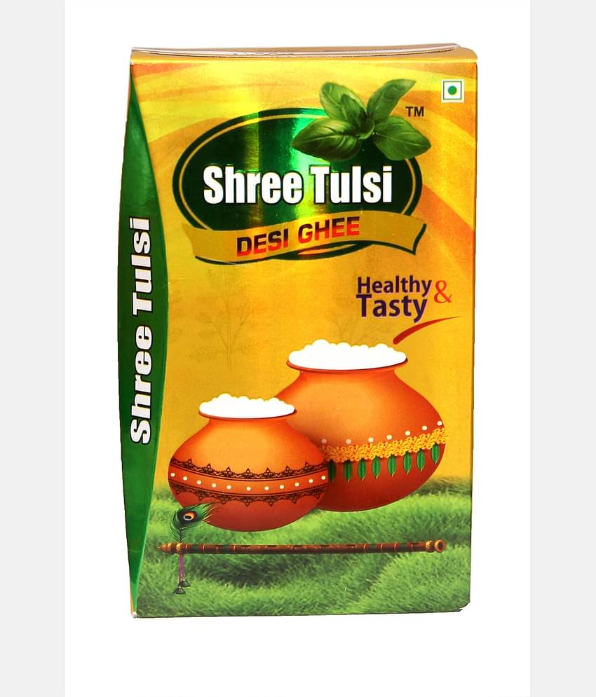 Shree Tulsi Pure Ghee for Better Digestion and Immunity 1ltr-1 Ghee 1 L