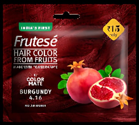 COLOR MATE HAIR COLOR CREAM FRUTESES -24ML BURGUNDY