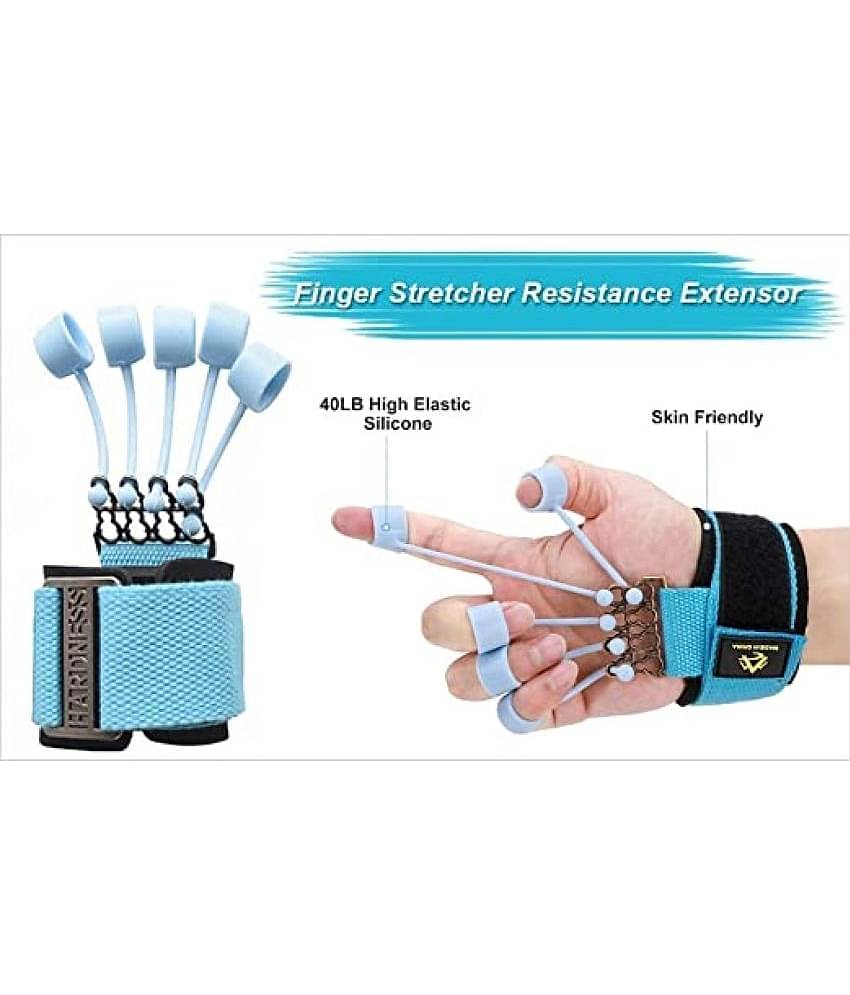 Oddish® Finger Stretcher Resistance Extensor (40LB) | Silicone Hand Grip Strengthener for Finger, Wrist & Forearm Exercise | Rehabilitation & Muscle Training Tool for Men & Women