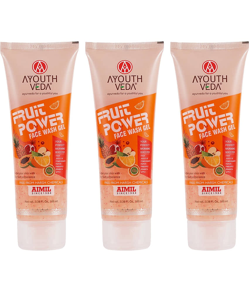 AYOUTHVEDA - Refreshing Face Wash For All Skin Type ( Pack of 3 )