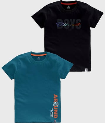 CODEZ Pack of 3 Boys Cotton T-Shirt ( Multicolor )