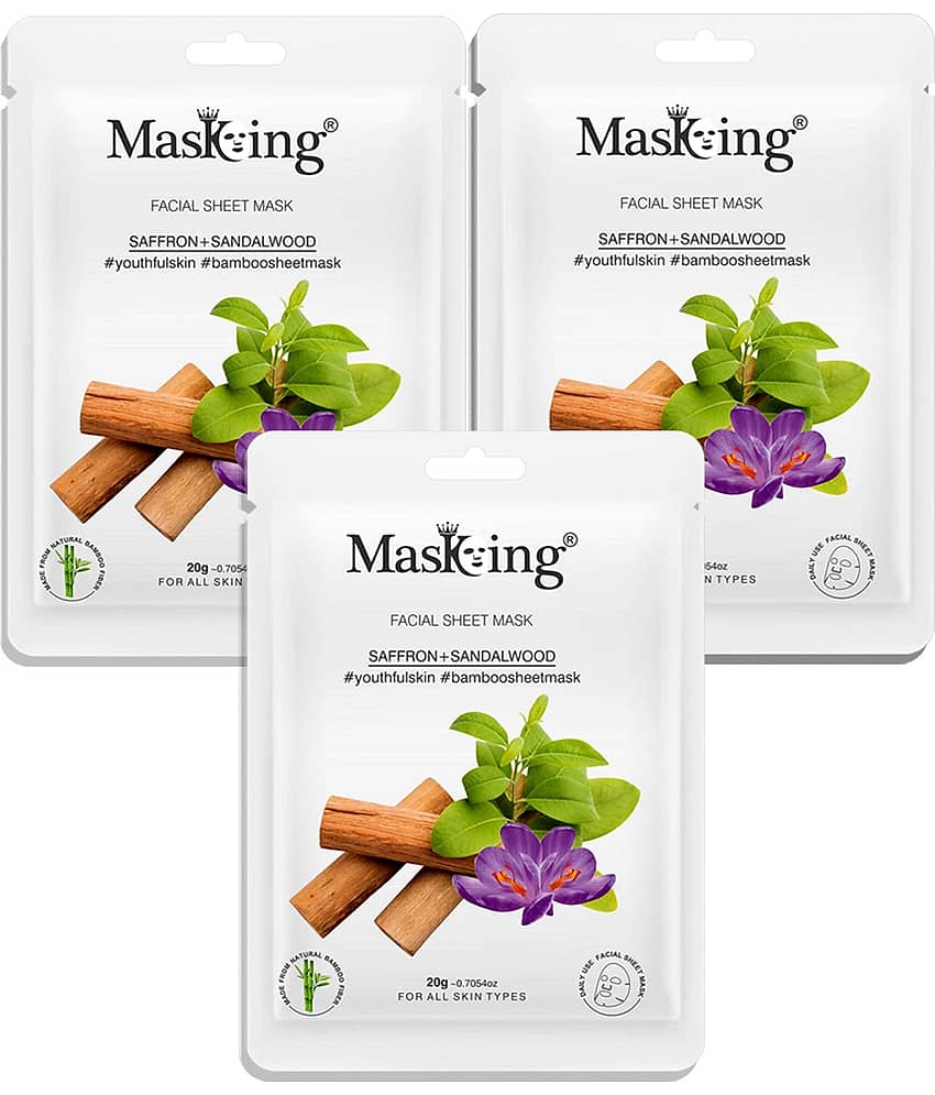 Masking - Radiant Glow Sheet Mask for All Skin Type ( Pack of 1 )