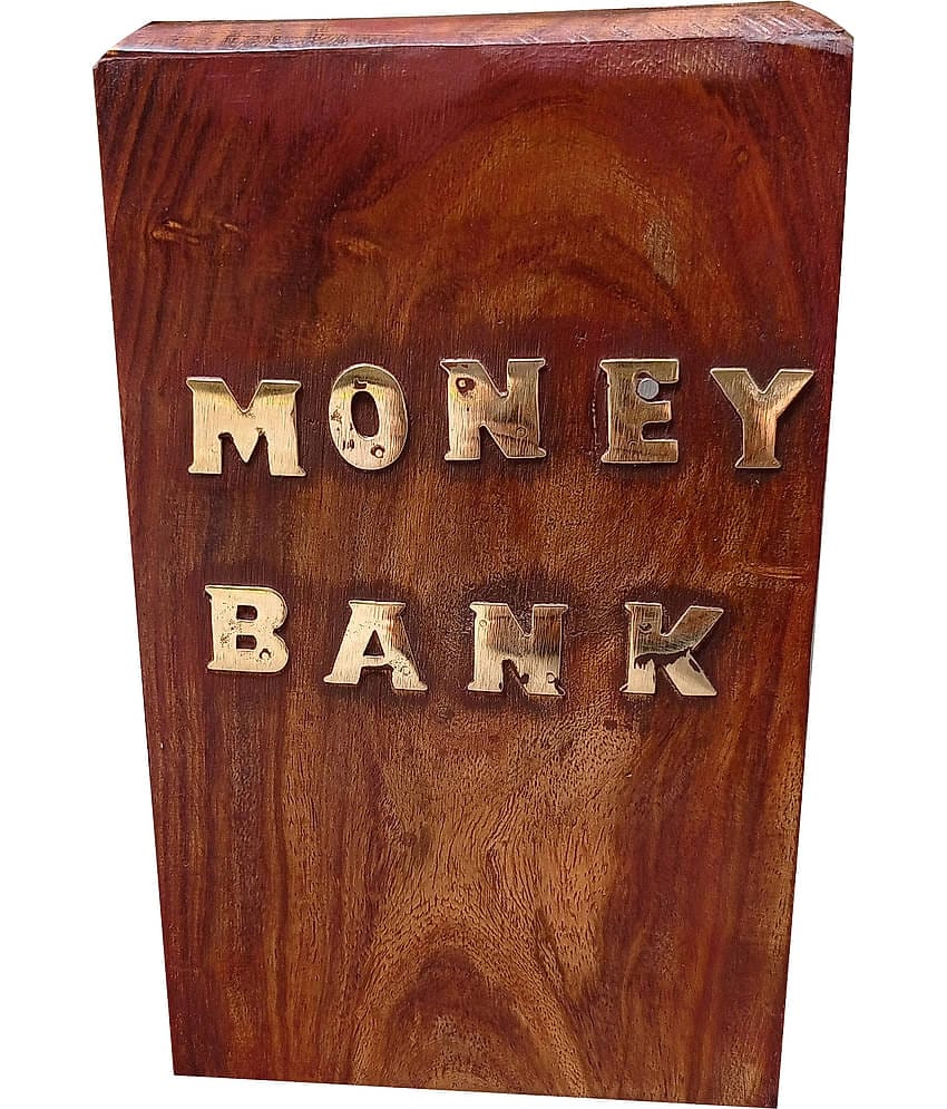 SWH Wood Piggy Bank - Pack of 1