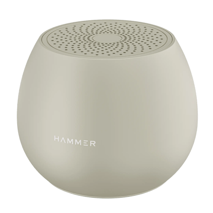 Hammer Drop 5W Bluetooth Wireless Speaker with Twin Pairing Beige V