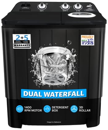OG Star Smart Choice 7.5 Kg Semi-Automatic Top Load Washing Machine | 1400 RPM Powerful Motor | 3D Rollers | Dual Waterfall | Built-in Detergent Box | Heavy Duty Performance