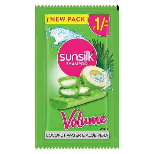 Sunsilk Hair Shampoo Coconut Water & Aloe Vera Volume Re.1/-