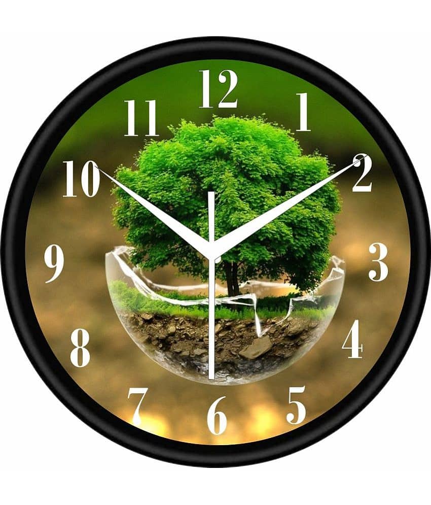 KP CRAFT Circular Analog Wall Clock