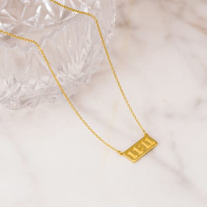 11:11 Necklace-18k Gold Plated