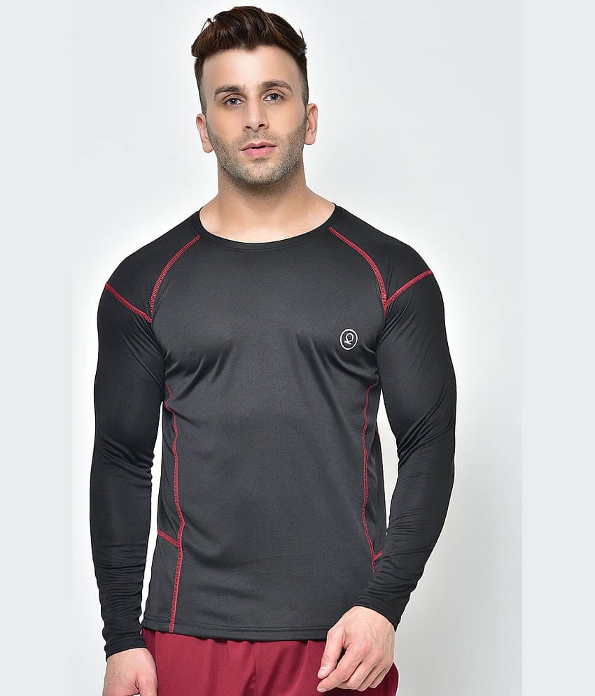 Chkokko - Polyester Regular Fit Dark Green Men's Sports T-Shirt ( Pack of 1 )