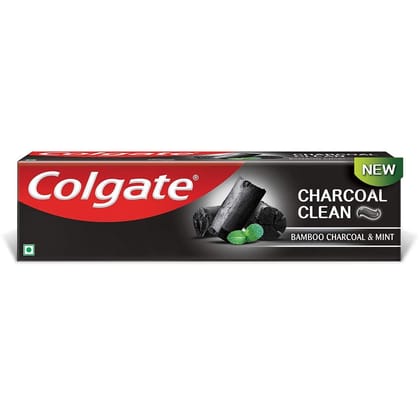 Colgate Charcoal Clean Bamboo Charcoal & Mint Gel Toothpaste, 65 gm