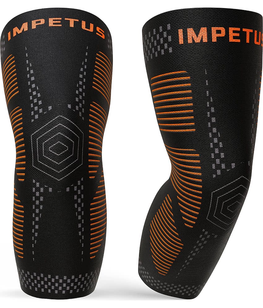 Impetus Black Knee Support ( Pack of 1 )