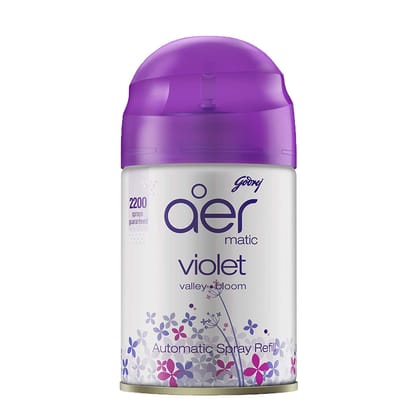 Godrej Aer Violet Valley Bloom Air Freshener - Refill, 225 ml