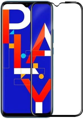 PLUGTECH Advanced Tempered Glass With Anti-Explosion 9H Hardness Edge-To-Edge Coverage Screen Guard for INFINIX HOT 9 PLAY