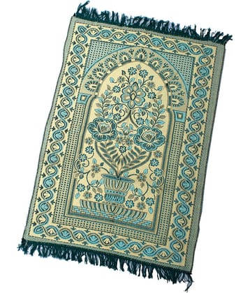 ADIRNY Yellow Single Cotton Prayer Mat ( 110 X 70 cm )