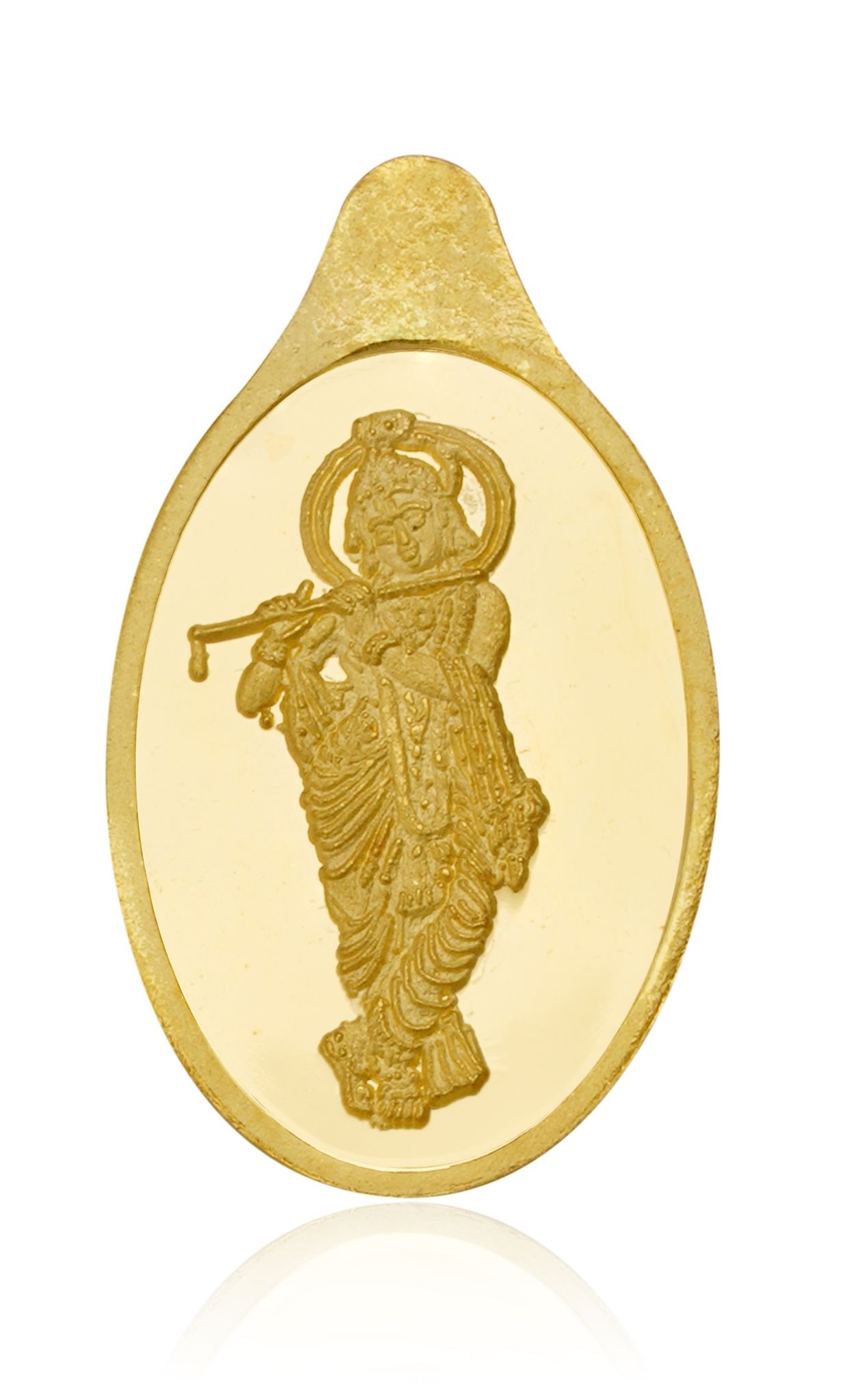 Dvara Smart Gold Coin Oval Krishna (22K) 2 Gms