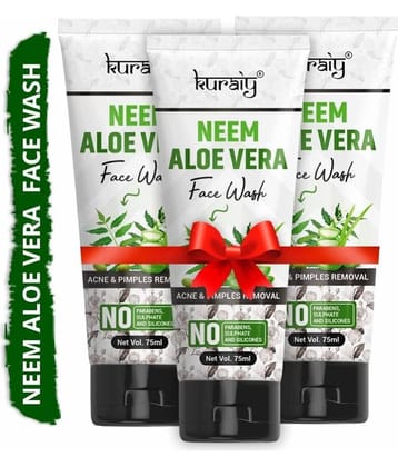 KURAIY Face Wash Cream With Natural Deep Moisturizing Face wash Tube pack of 3