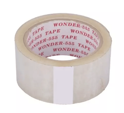 Wonder 555 Packaging Transparent Cello Tape 3 Inch