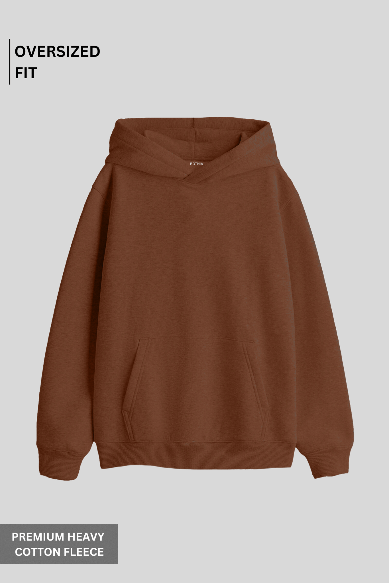Oversized Hoodie - Caramel-XS-S