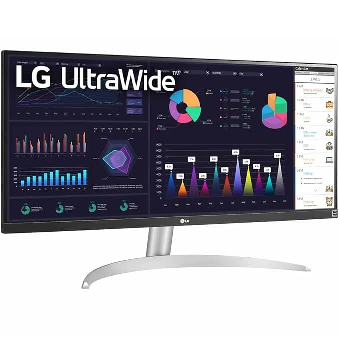 LG 29WQ600 UltraWide 29 inch (73 cm) IPS FHD, 2560x1080 Pixels, Display Port, HDMI, White 
